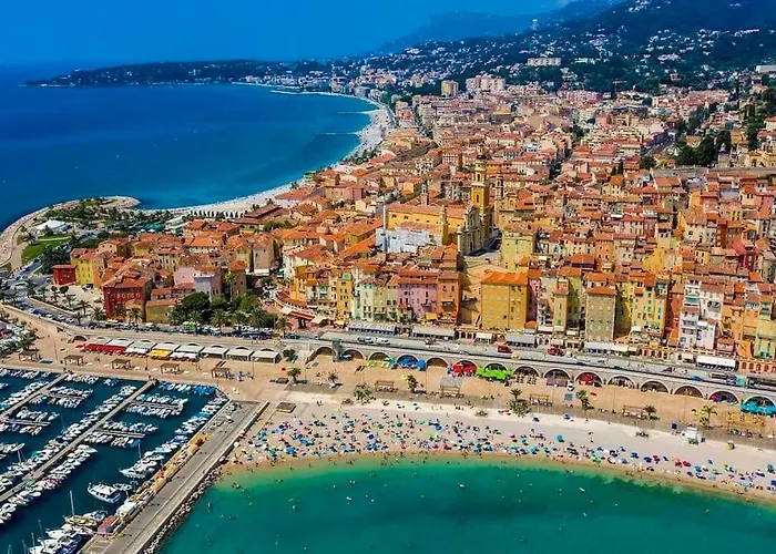 Appartement Carré D’or - Private Garage Menton